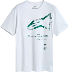 Alpinestars Adult Men Geografica Tee 2XL White