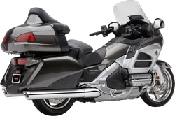 Cobra Chrome  4in Scalloped Billet Slip On Muffler