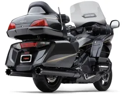 Cobra Black 4in Dual Cut Slip On Muffler