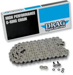 DS Chrome 530 Series Rear Wheel O-Ring Drive Chain 104 Links
