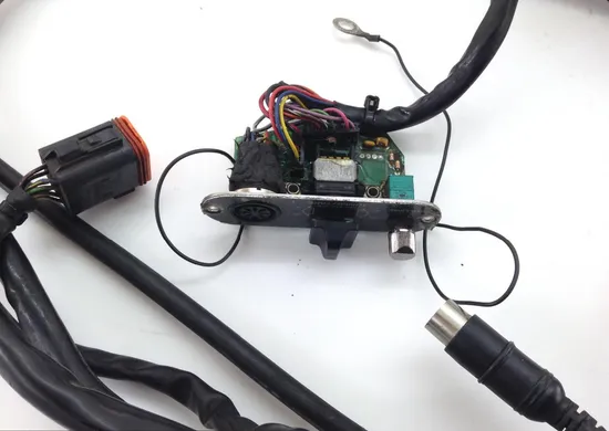 Chrome Gas Tank Cover 1996 Harley Tour Glide Ultra Classic EFI FLTCUI 1386 x