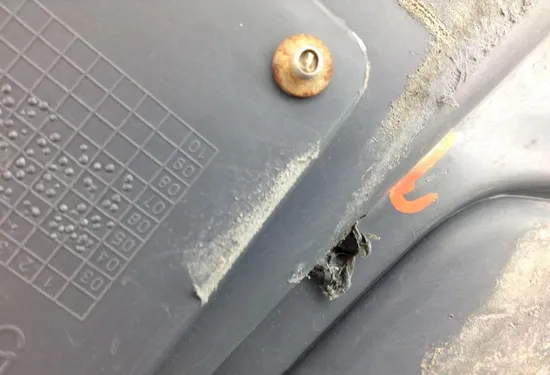 Rear Fender Fenders Plastic From 2004 Yamaha YFZ 450 #148 x