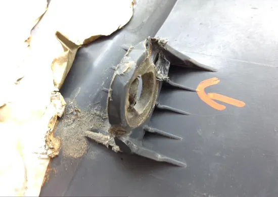 Rear Fender Fenders Plastic From 2004 Yamaha YFZ 450 #148 x