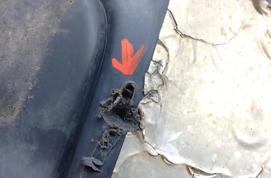 Rear Fender Fenders Plastic From 2004 Yamaha YFZ 450 #148 x