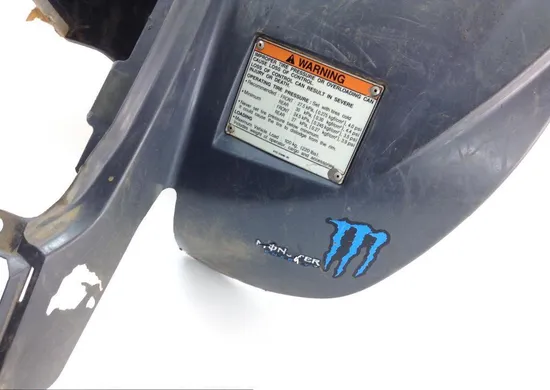 Rear Fender Fenders Plastic From 2004 Yamaha YFZ 450 #148 x