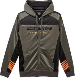 Alpinestars Adult Men Sessions II Hoodie 2XL Charcoal Black Orange