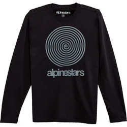 Alpinestars Adult Men Spiral Long Sleeve Tee M Black Blue