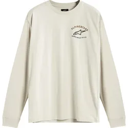 Alpinestars Adult Men Full Face Long-Sleeve T-Shirt L Cream