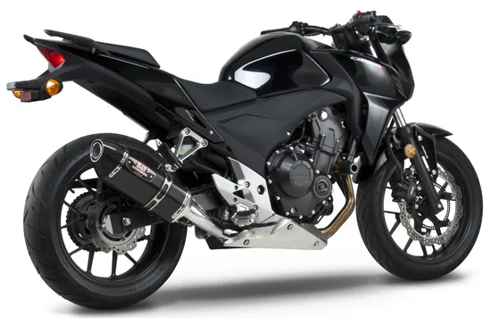 Yoshimura R-77 Street Slip On CF Exhaust Pipe Honda CBR500R CB500F CB500X
