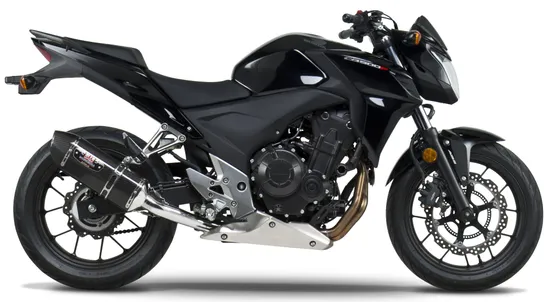 Yoshimura R-77 Street Slip On CF Exhaust Pipe Honda CBR500R CB500F CB500X
