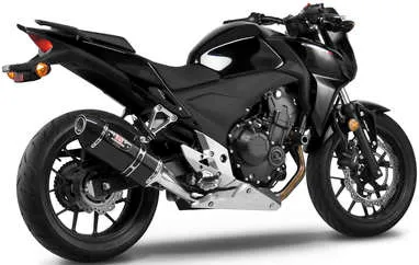 Yoshimura R-77 Street Slip On CF Exhaust Pipe Honda CBR500R CB500F CB500X