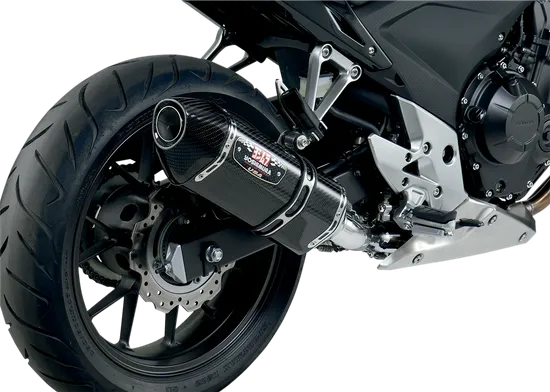 Yoshimura R-77 Street Slip On CF Exhaust Pipe Honda CBR500R CB500F CB500X