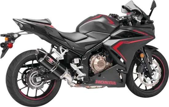 Yoshimura R-77 Street Slip On CF Exhaust Pipe Works Honda CBR500R