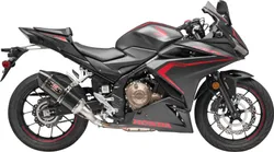 Yoshimura R-77 Street Slip On CF Exhaust Pipe Works Honda CBR500R