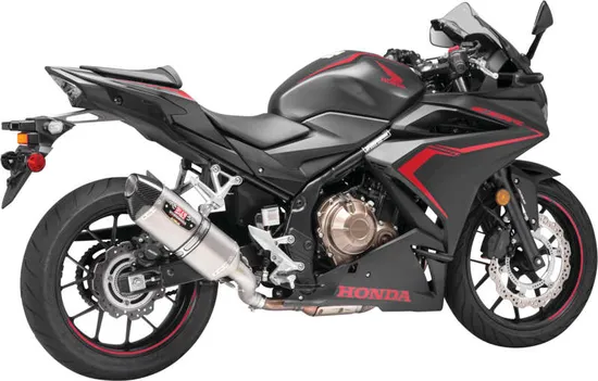 Yoshimura R-77 Street Slip On SS Exhaust Pipe Works Honda CBR500R