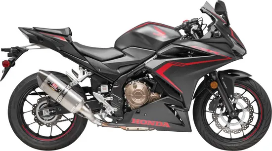Yoshimura R-77 Street Slip On SS Exhaust Pipe Works Honda CBR500R
