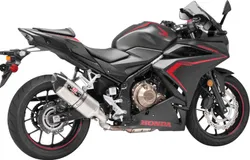 Yoshimura R-77 Street Slip On SS Exhaust Pipe Works Honda CBR500R