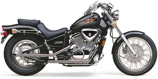 Cobra Chrome Full Drag Exhaust Muffler Tail Pipe System 2