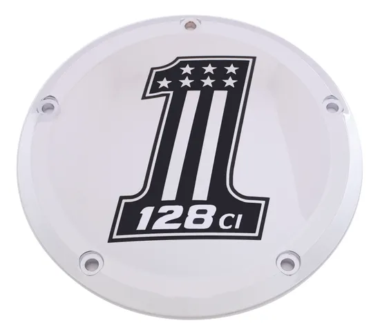 CE Chrome Billet 128 Derby Cover