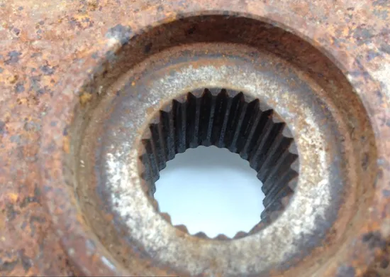 Front Wheel Hub with Rotor A 2007 Can Am Renegade 800 4x4 HO EFI 1452