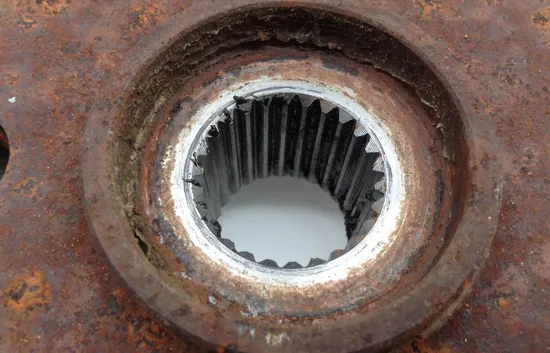 Front Wheel Hub with Rotor B 2007 Can Am Renegade 800 4x4 HO EFI 1452