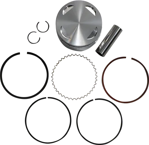 JE Piston Kit Rings Pins Round 4mm OB 101mm Bore 10.6:1