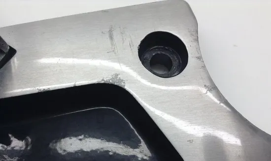 Right Rear Back Passenger Peg Bracket Side 2006 Yamaha Vmax 1200 VMX1200 1473A