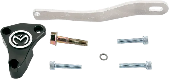 Moose Black Aluminum Clutch Slave Cylinder Case Saver Guard Kit