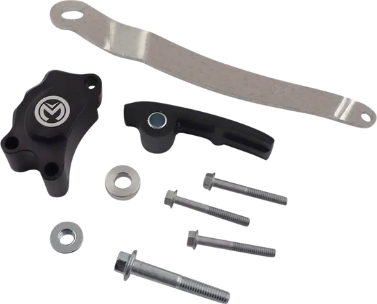 Moose Black Aluminum Clutch Slave Cylinder Case Saver Guard Kit