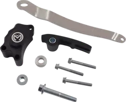 Moose Black Aluminum Clutch Slave Cylinder Case Saver Guard Kit