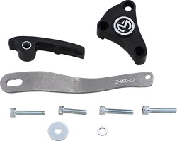 Moose Black Aluminum Clutch Slave Cylinder Case Saver Guard Kit