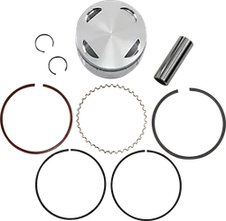 JE Piston Kit Rings Pins Round STD 100mm Bore 11.25:1