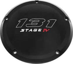 CE Billet Black 131 Stage IV Derby Cover