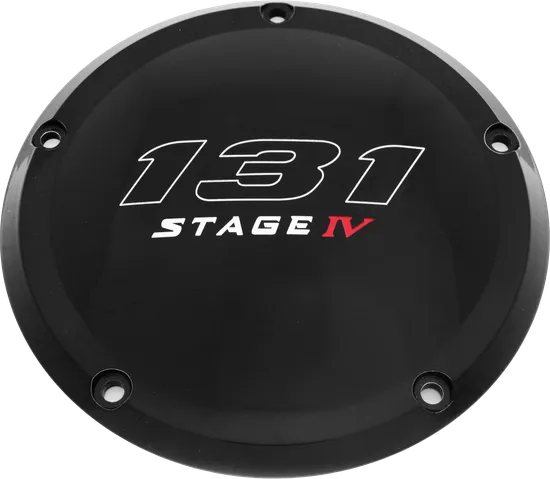 CE Billet Black 131 Stage IV Derby Cover