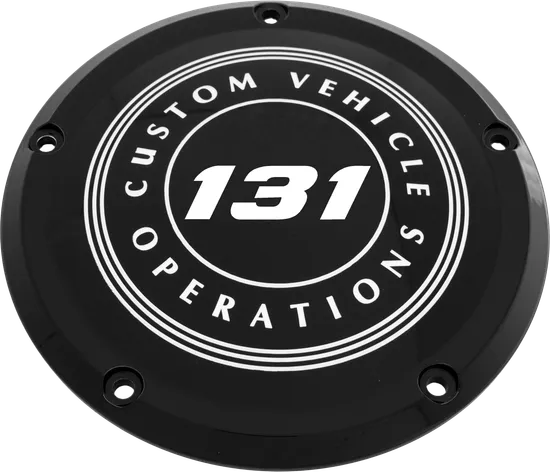 CE Billet Black 131 Circle Derby Cover