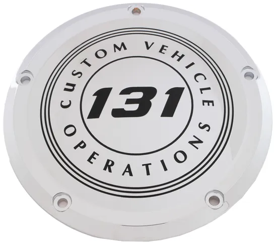 CE Billet Chrome 131 Circle Derby Cover