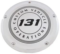 CE Billet Chrome 131 Circle Derby Cover