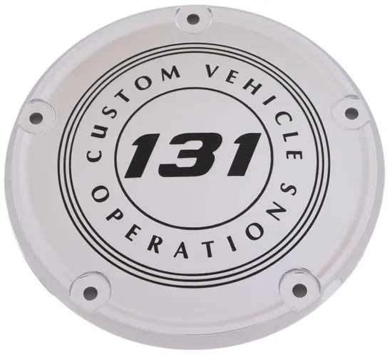 CE Billet Chrome 131 Circle Derby Cover