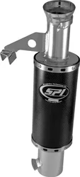 SLP Lightweight Silencer Exhaust Muffler Pipe Carbon Fiber