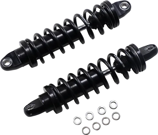 Legend REVO Adjustable Coil Shock Suspension Pair Black 12in.