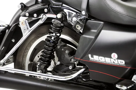 Legend REVO Adjustable Coil Shock Suspension Pair Black 13in.