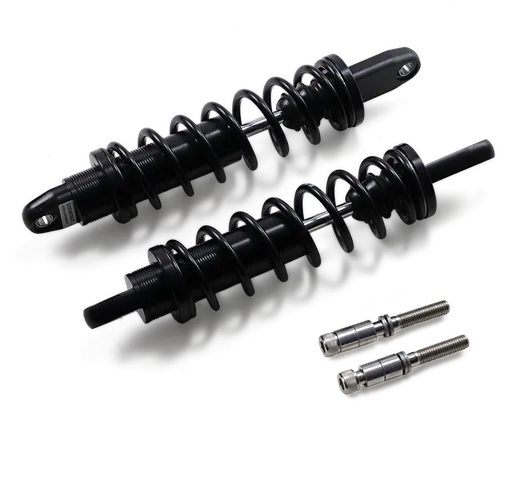 Legend REVO Adjustable Coil Shock Suspension Pair Black Heavy Duty 14in.