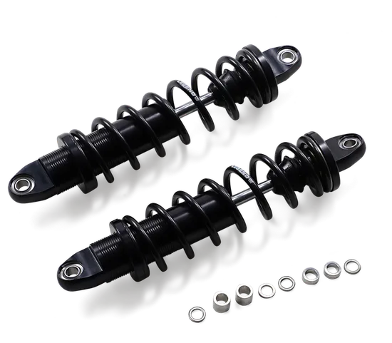 Legend REVO Adjustable Coil Shock Suspension Pair Black Heavy Duty 13in.