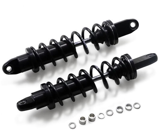 Legend REVO Adjustable Coil Shock Suspension Pair Black Heavy Duty 14in.