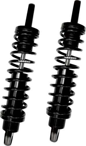 Legend REVO Adjustable Coil Shock Suspension Pair Black Heavy Duty 12in. 6