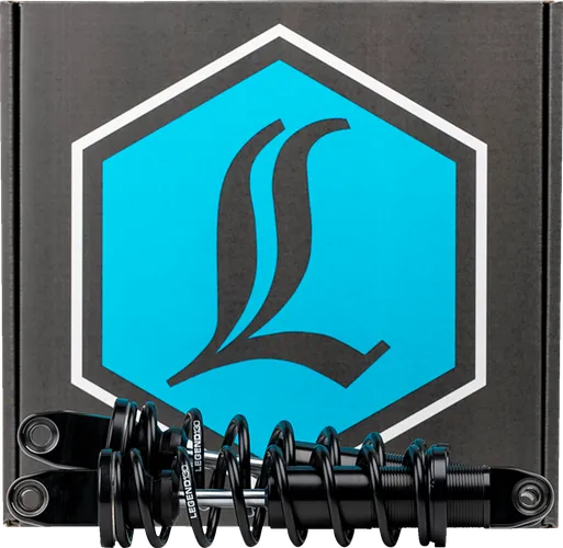 Legend REVO Adjustable Coil Shock Suspension Pair Black Heavy Duty 13in.