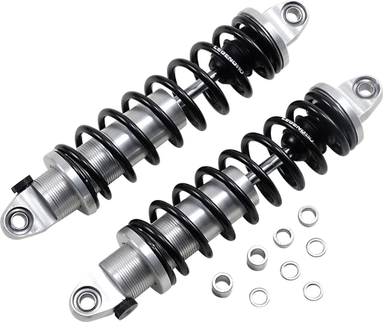 Legend REVO-A Adjustable Coil Shock Suspension Pair Clear 13in.