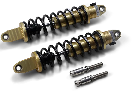 Legend REVO-A Adjustable Coil Shock Suspension Pair Gold 14in.