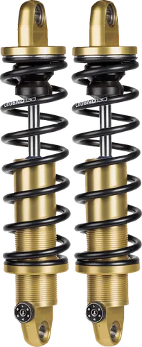 Legend REVO-A Adjustable Coil Shock Suspension Pair Gold 14in.