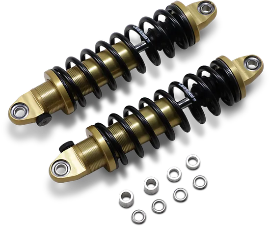 Legend REVO-A Adjustable Coil Shock Suspension Pair Gold 12in.